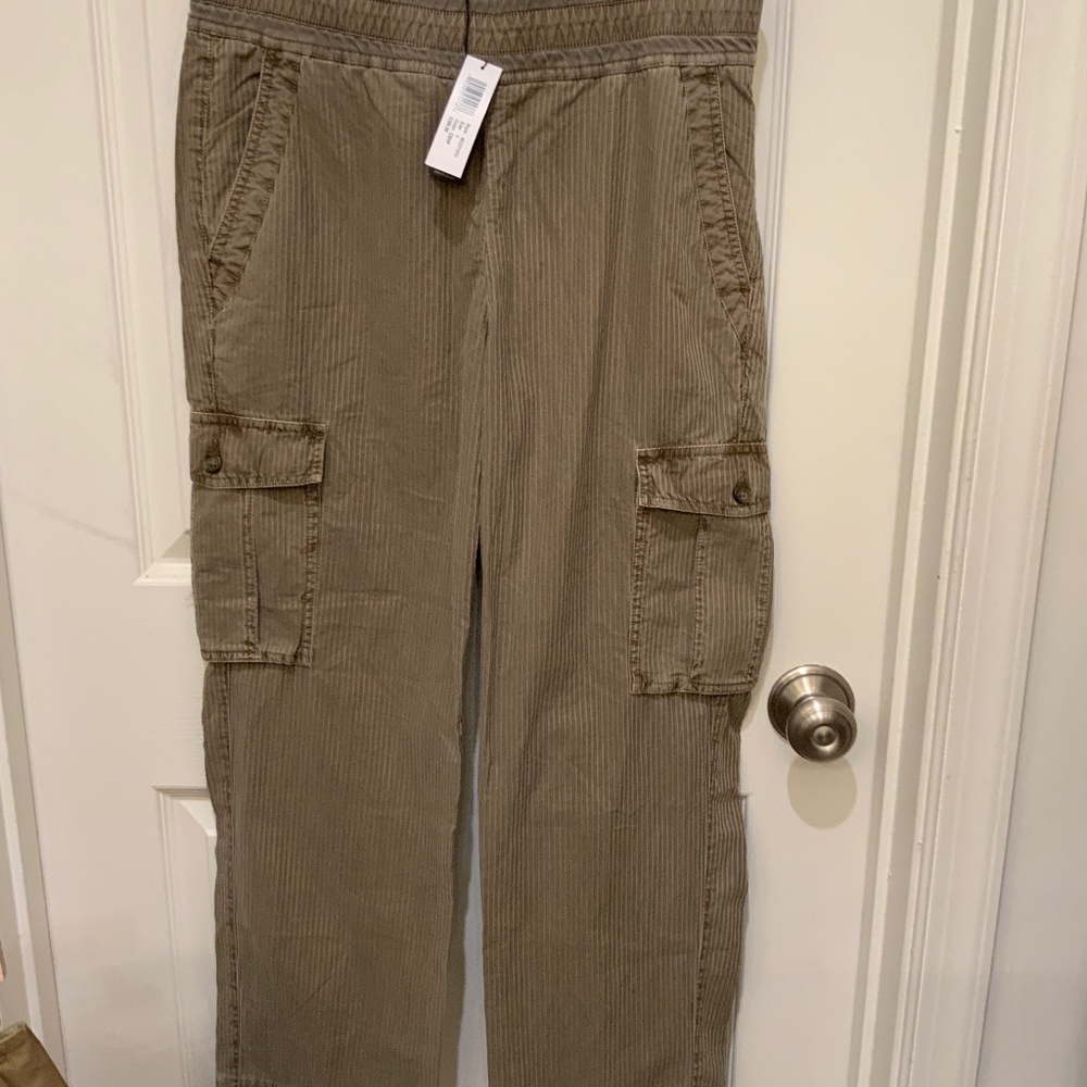 NWT: James Perse Seersucker Cargo Pants